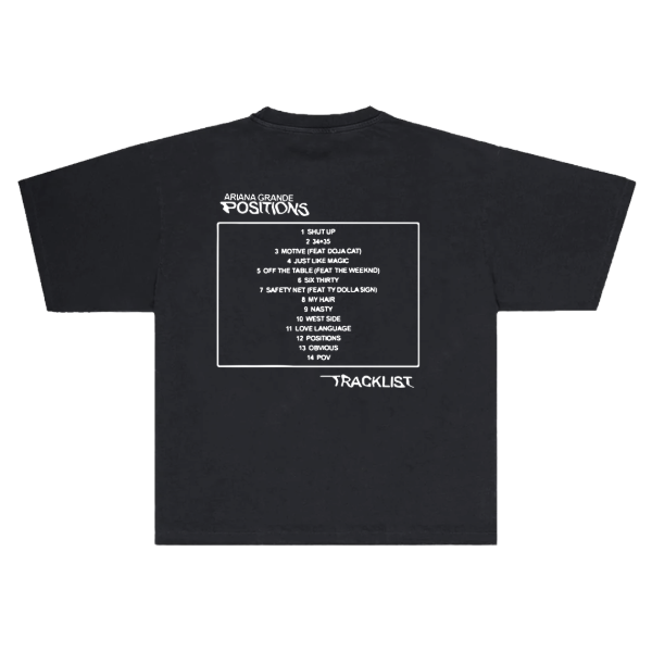 Producto - Remera POSITIONS ARIANA GRANDE