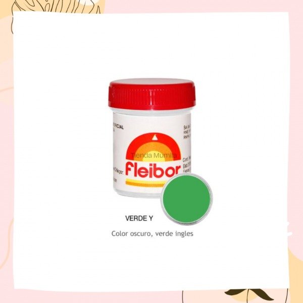Producto - Colorante Verde Y Fleibor en pasta
