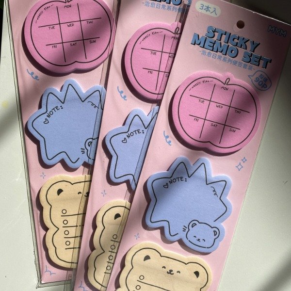 Producto - Set de notas adhesivas x3
