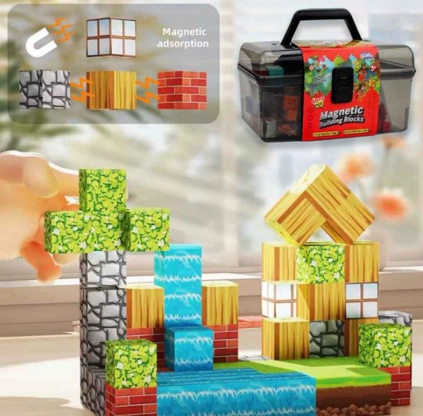 Producto - Bloques magneticos x 82 de minecraft 2x2 - Ci