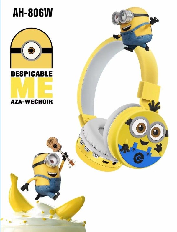 Producto - AURICULAR INALÁMBRICO EDICIÓN MINIONS AH-806W
