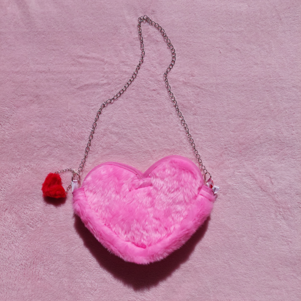 Producto - Cartera Corazón Rosa