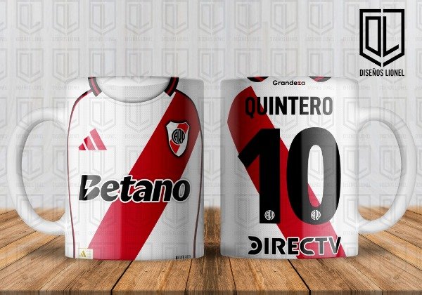 Producto - "NUEVA" PLANTILLA PARA TAZAS RIVER PLATE - TITULAR 2025/26 (QUINTERO)