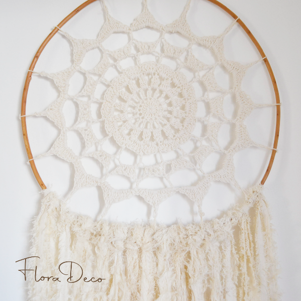 Producto - Atrapasueños mandala crudo