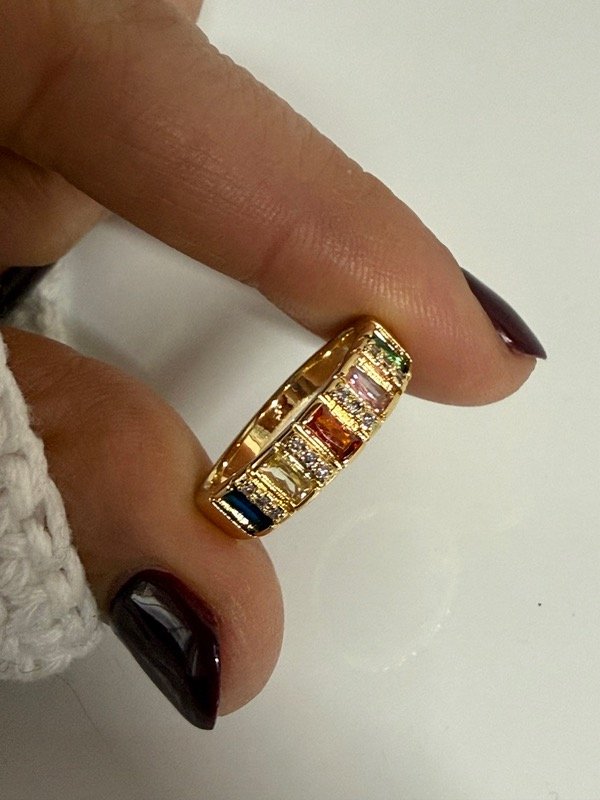 Producto - ND62 Anillo piedras cubik multicolor