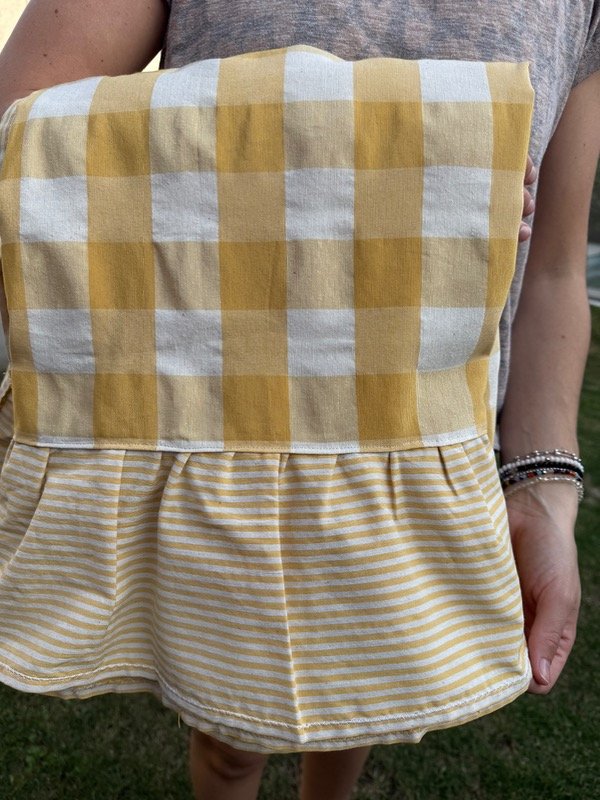 Producto - Mantel de tusor picnic maíz con volados