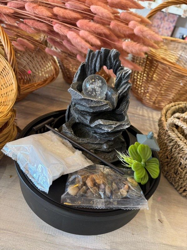 Producto - Fuente de agua con jardin zen Rocas 20cm (Efectivo: 66.000)