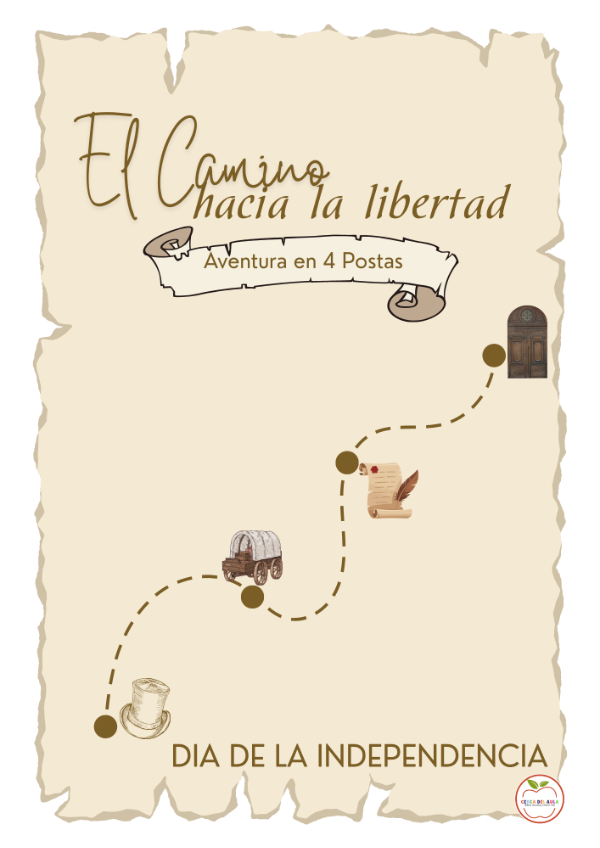 Producto - Camino hacia la libertad - Aventura en 4 postas - 9 de julio para primer ciclo - 0