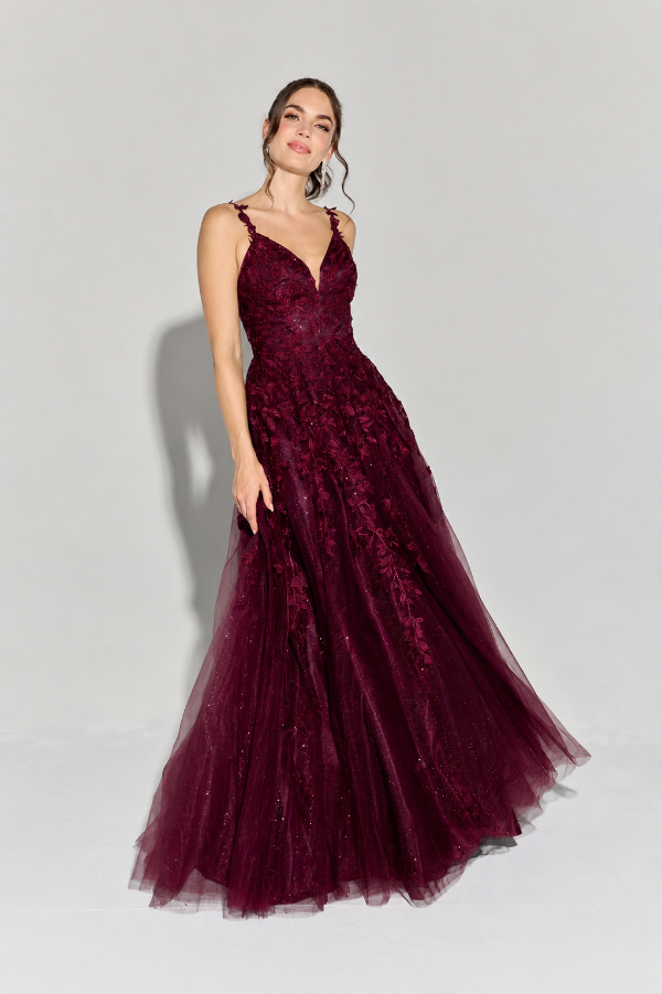 Producto - Vestido Belen bordo