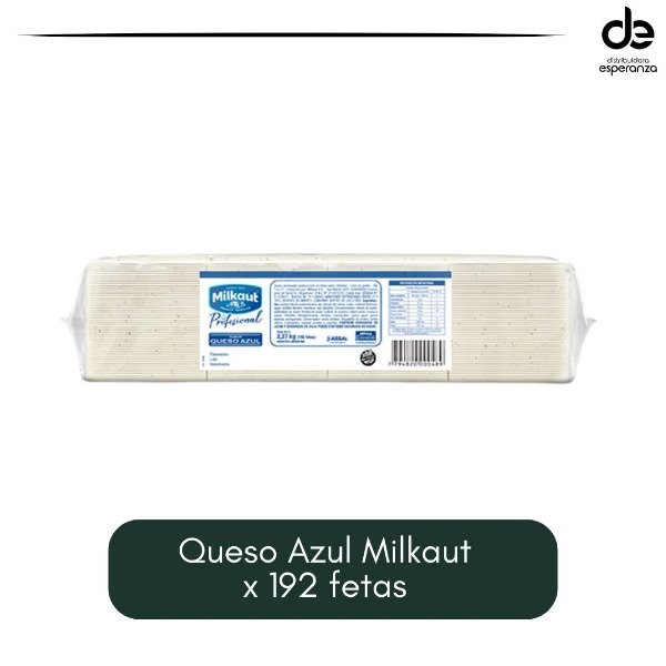 Producto - Queso Azul en fetas Milkaut x 192