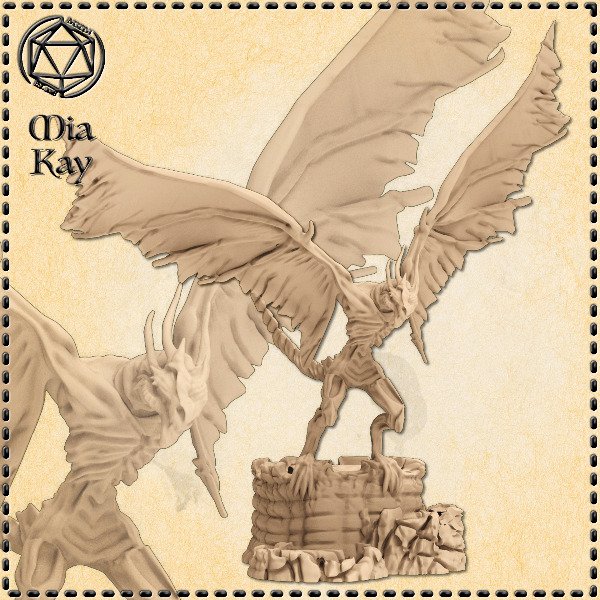 Producto - No muerto Wyvern - Dungeons and Dragons