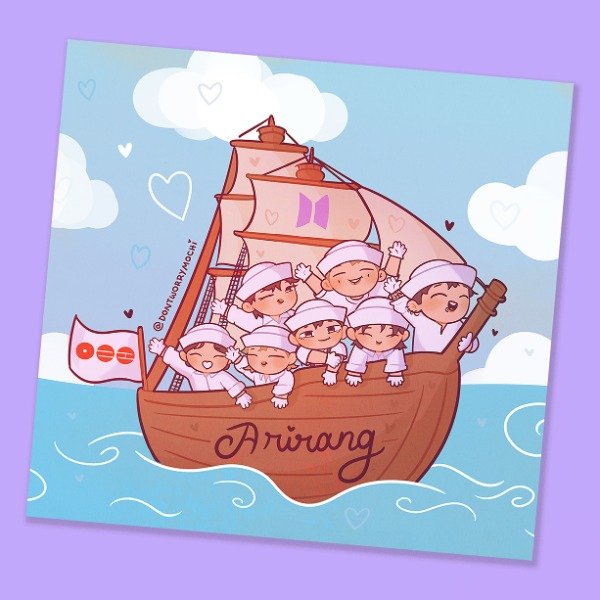 Producto - Postal Swim BTS