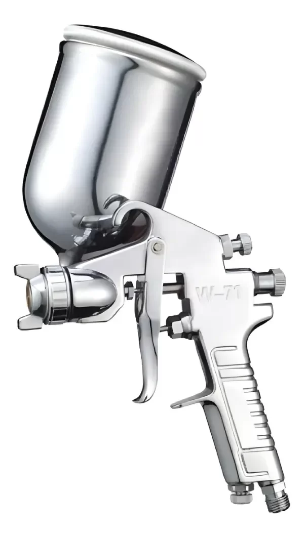 Producto - Pistola D Pintar Alta Gravedad Reservorio Metálico 0.4lt Amx