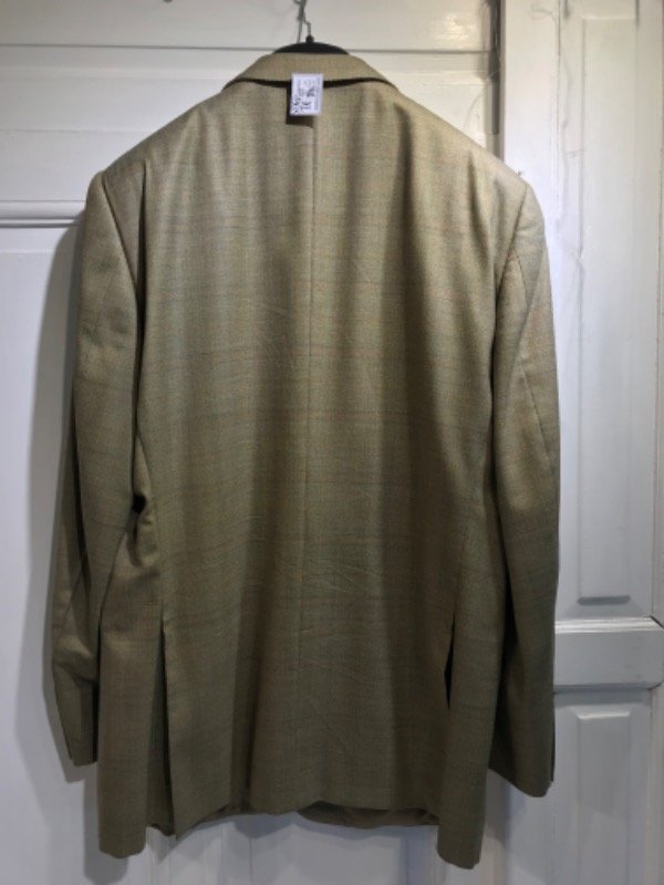 Producto - Saco ERMENEGILDO ZEGNA cuadrille verde/lineas - Talle XL- PRECIO:130x - 3