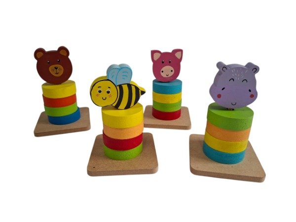 Producto - Encastre con figuras de animales.