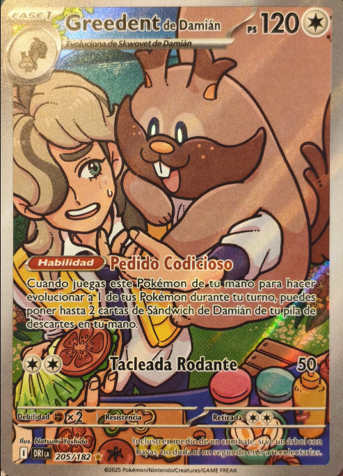 Producto - Greedent de Damian - 205/182 - Rivales Predestinados - Holo ESPAÑOL