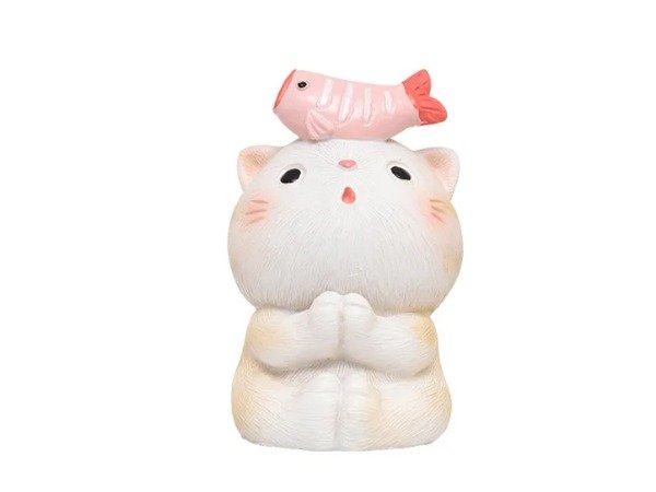 Producto - Molde de silicona gatito con pez en la cabeza