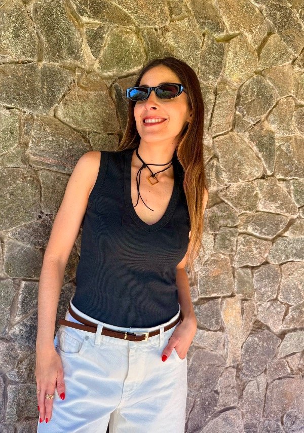 Producto - MUSCULOSA POSITANO AZUL MARINO - 1