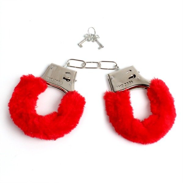 Producto - Esposas de metal y peluche