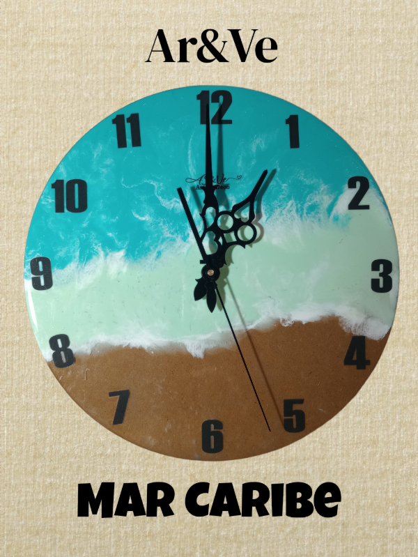 Producto - Reloj de Pared Mar Caribe