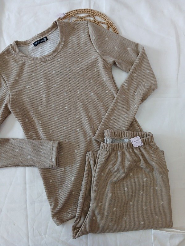 Producto - Pijama wafle T.2-3 beige