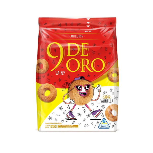 Producto - Anillitos vainilla - 9 de Oro
