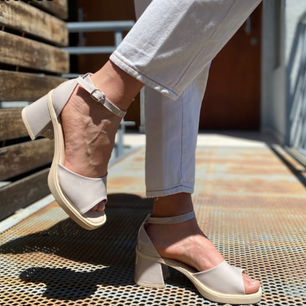 Producto - Sandalias Mujer Taco Cuadrado con Plataforma Delantera Art 593