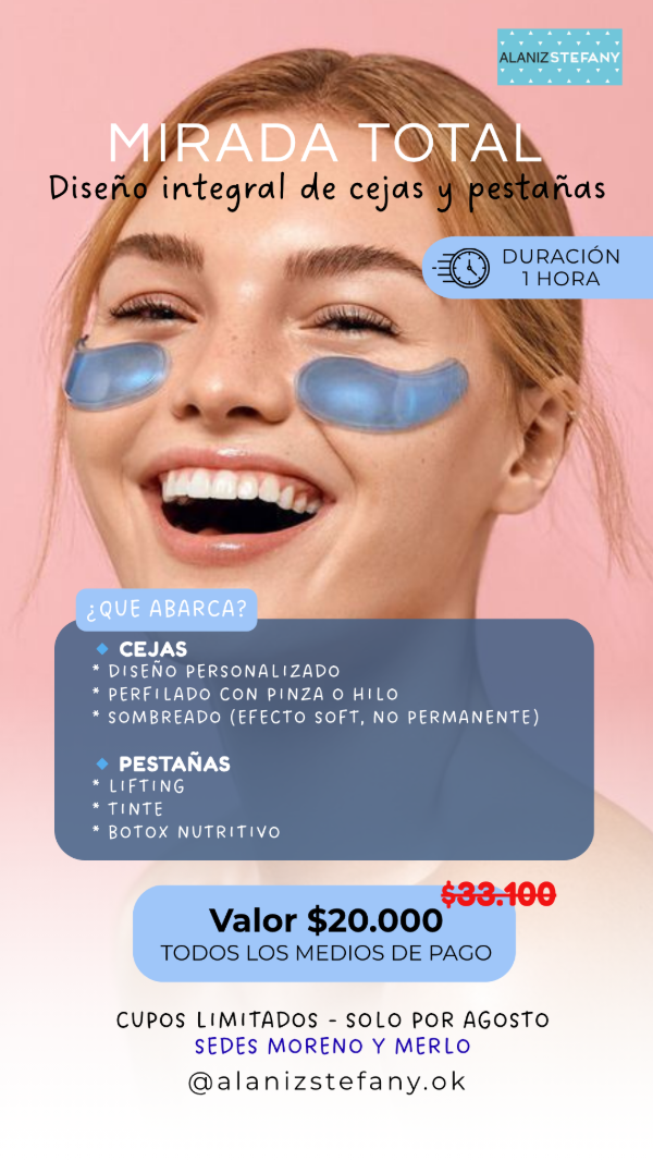 Producto - MIRADA TOTAL - diseño integral de cejas y pestañas