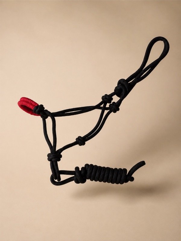 Producto - BOZAL DE SOGA NAUTICA ROJO - 1