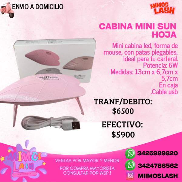 Producto - CABINA MINI SUN HOJA
