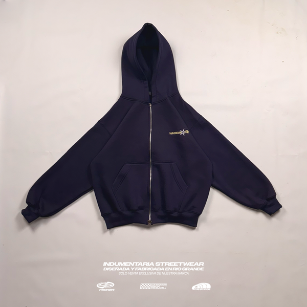 Producto - CAMPERA AZUL WAM DOBLE ZIP