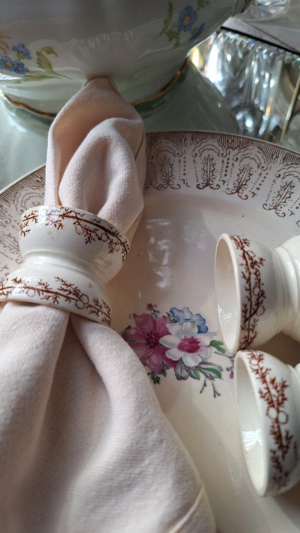 Producto - 3 Servilleteros de loza