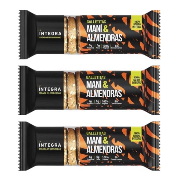 Producto - Galletitas integra maní y almendras