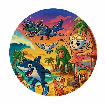 Producto - Platos Brainrot 8 Unidades