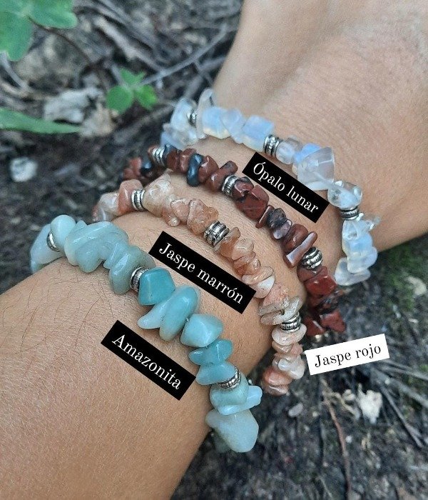 Producto - Pulsera/Tobillera de escalla piedras
