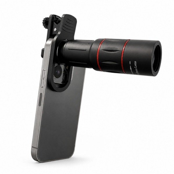 Producto - TELESCOPIO MONOCULAR PARA CELULAR CON CLIP PARA TELEFONO - 1