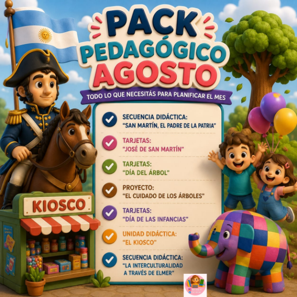 Producto - "PACK PEDAGÓGICO AGOSTO"