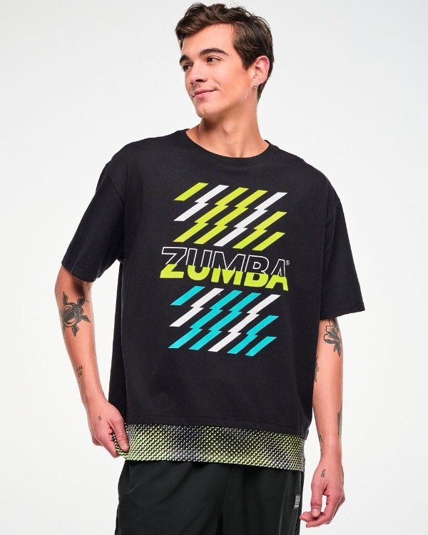 Producto - Electric Feel Men's Tee With Double Layered
