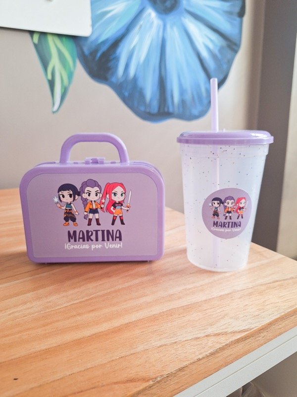 Producto - COMBO MAGIA - Valijita + Vaso Glitter 400ML