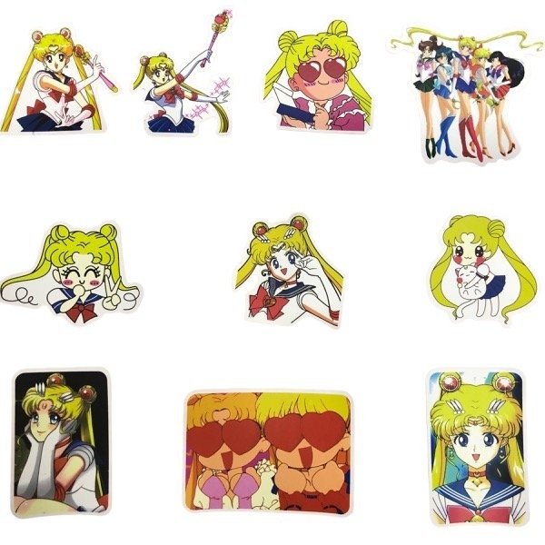 Producto - Stickers Sailor Moon Usagi Tsukino Pack x 52 unidades - 5