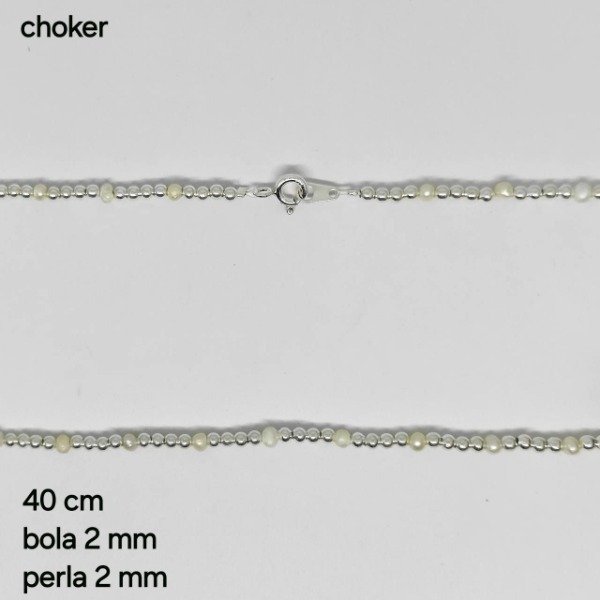Producto - CHO #PER Chocker Perla 2mm (DOLAR)