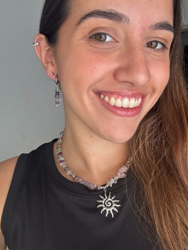 Producto - Aros Mailu Fluorita - 0