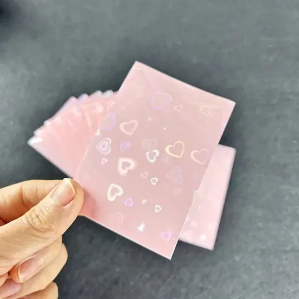 Producto - Sleeves holografico color rosa
