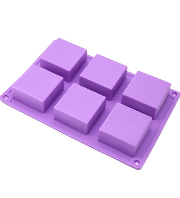 Producto - MOLDE SILICONA X6 CUADRADOS 5x5cm