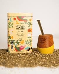 Producto - YERBA MATE ORGANICA LATA 1/2 KG OASIS