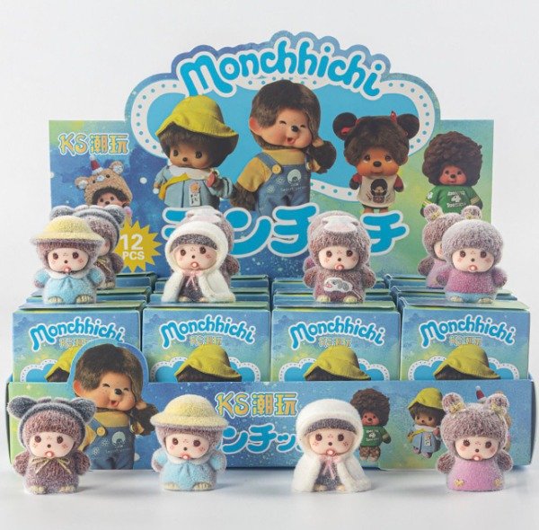 Producto - Llaveros Monchhichi sorpresa caja x12u