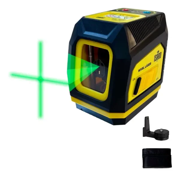 Producto - Nivel Laser Cruz Con Tripode Base Regulable Isard Estuche
