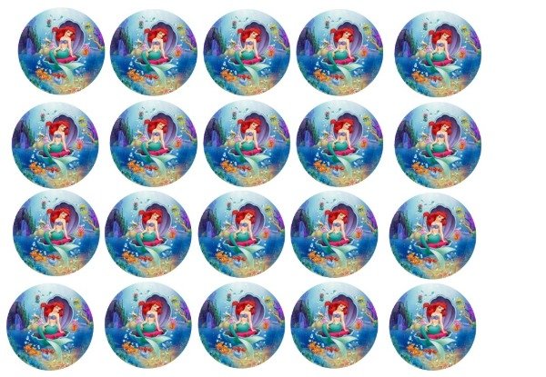 Producto - LAMINA SIRENITA DISNEY 12