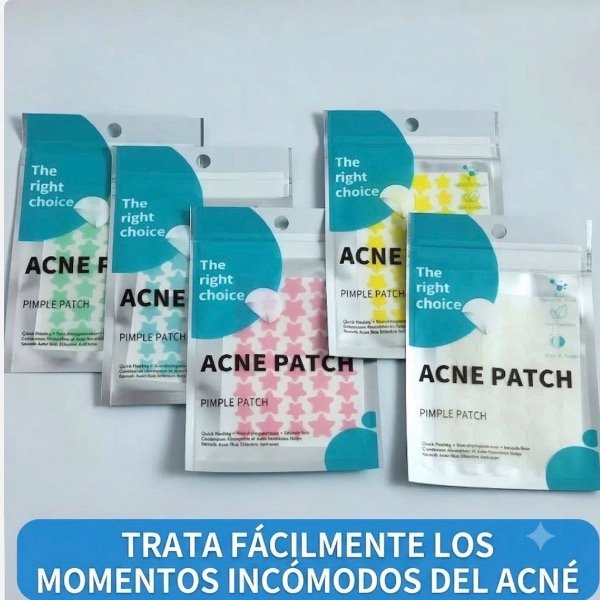 Producto - Parches para granos estrella blanca
