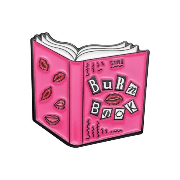 Producto - Pin Chicas pesadas Burn Book Libro del Mal